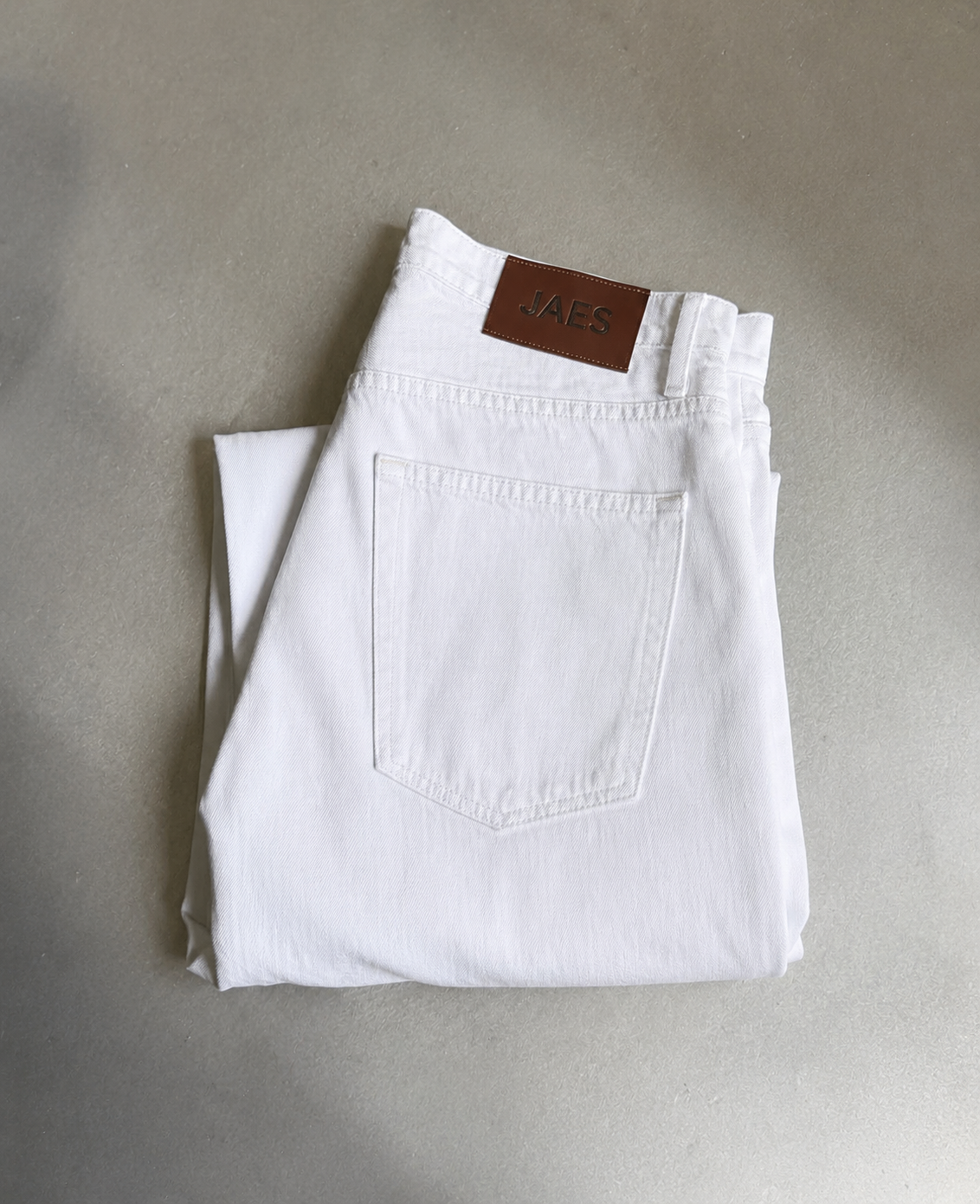Home The Signature Plain White Pant